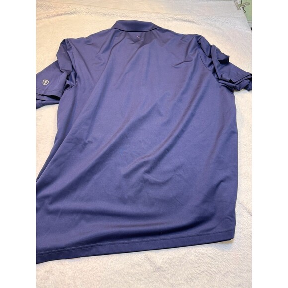 Pro Tour Airplay Men’s Golf Polo Short Sleeve Size XXL NAVY BLUE w/ pink accents - Picture 7 of 8